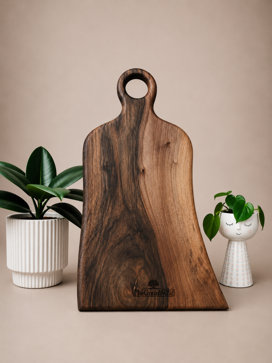 🌿 Håndlavede Premium Skærebrætter – Unikt Design 36cm x 22cm