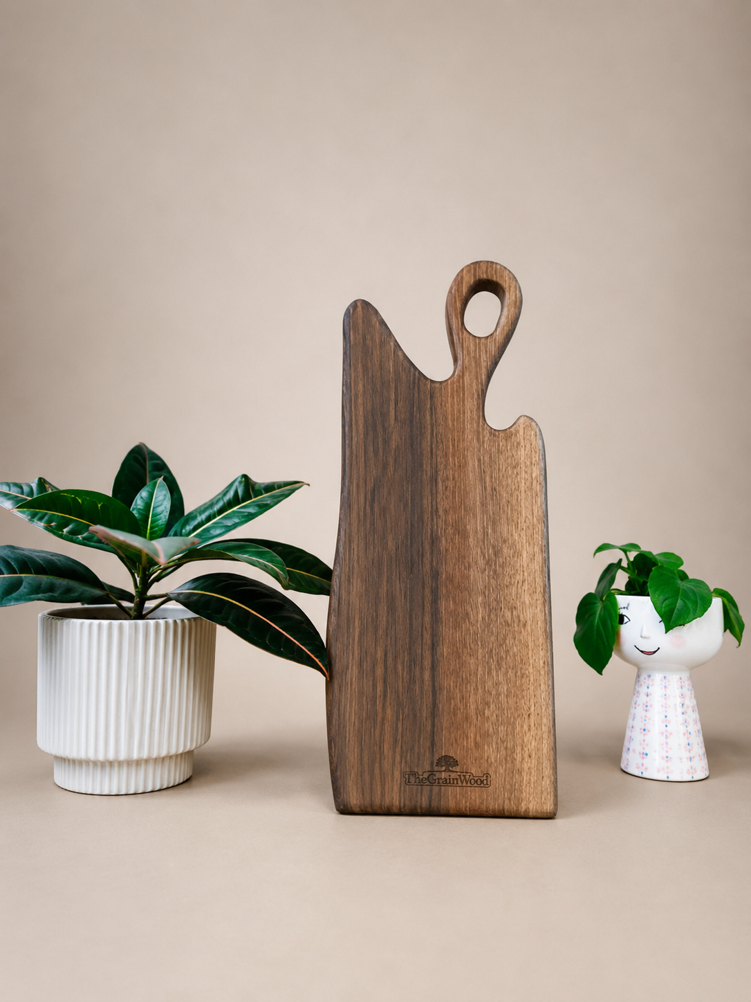 🌿 Håndlavede Premium Skærebrætter – Unikt Design 43cm x 16cm