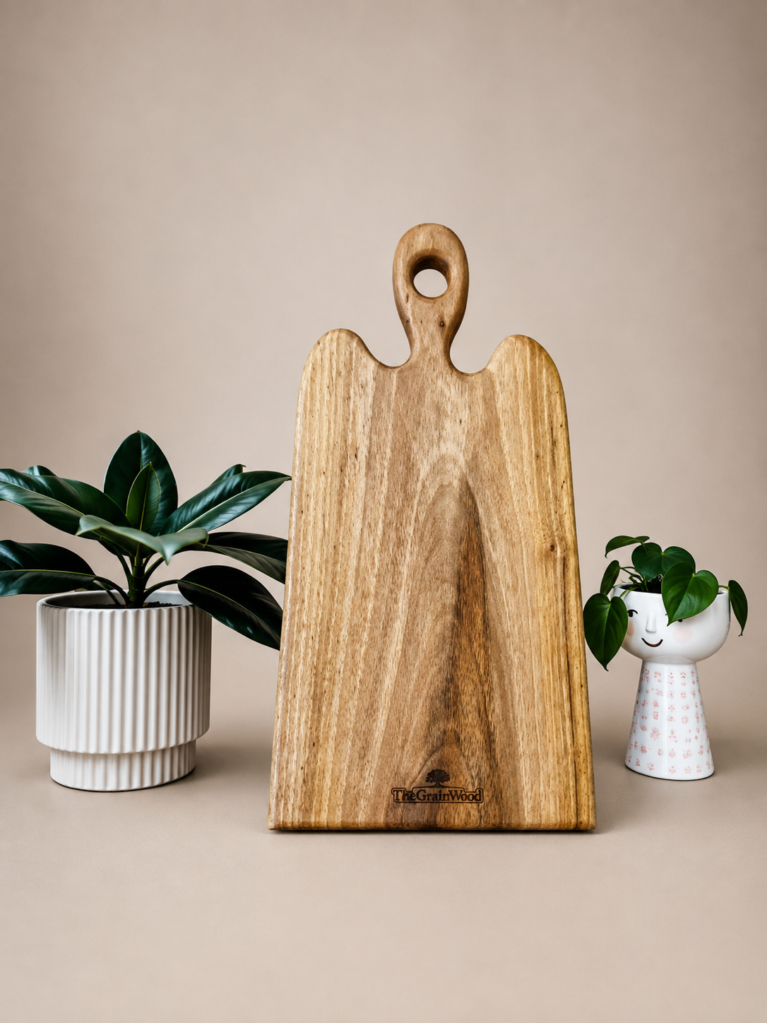 🌿 Håndlavede Premium Skærebrætter – Unikt Design 40cm x 22cm