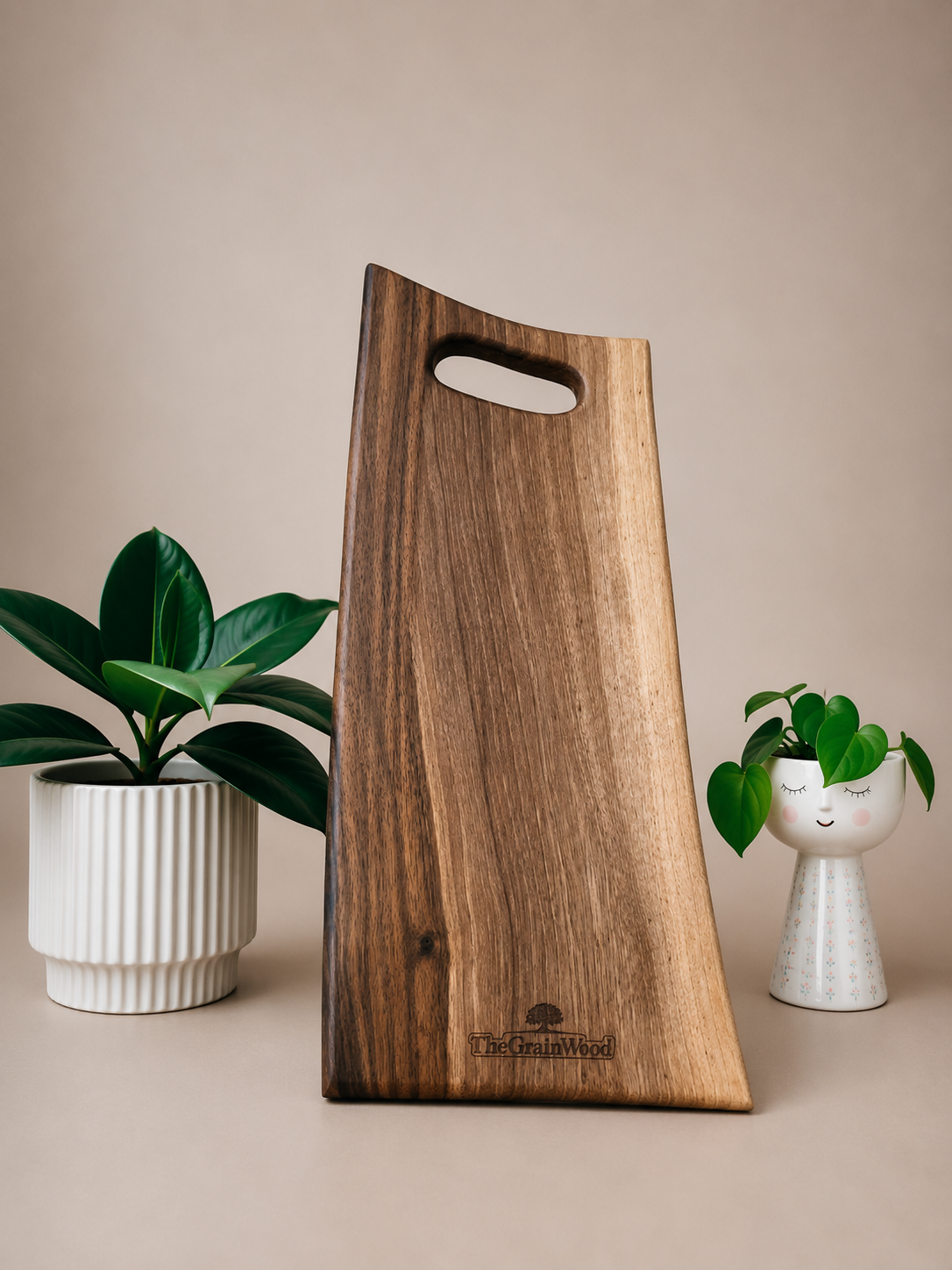 🌿 Håndlavede Premium Skærebrætter – Unikt Design 40cm x 18cm