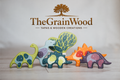 WALDORF & MONTESSORI inspireret trælegetøj – Dinosaurpakke