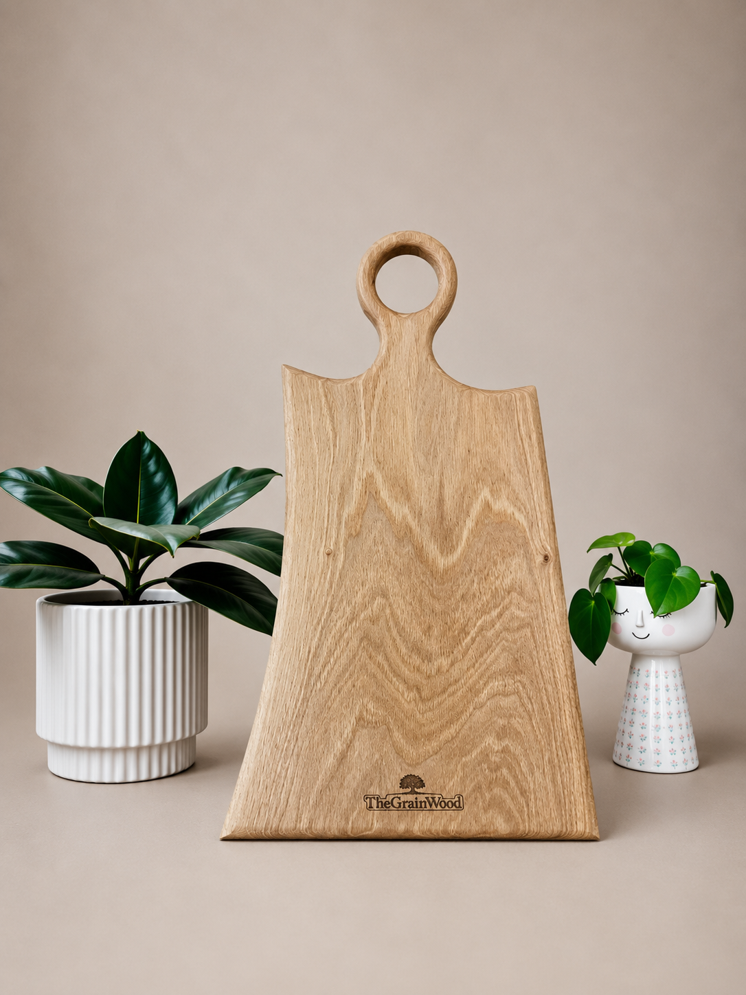 🌿 Håndlavede Premium Skærebrætter – Unikt Design 40,5cm x 23cm